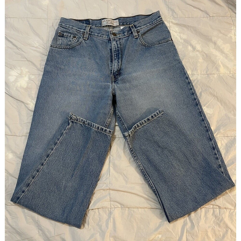 Levi Strauss Signature Jeans Misses Relaxed Fit Medium Wash Blue Size 12M